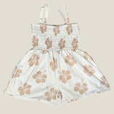 Cream Hibiscus Kaia romper - Sweet Sweet Honey Hawaii