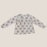 Cream Hibiscus Layla Top - Sweet Sweet Honey Hawaii