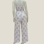 Cream Hibiscus Tiffany Jumpsuit - Sweet Sweet Honey Hawaii