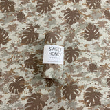 Digital Camo Monstera Swaddle Blanket