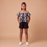 Black Mauna Lani Baby Doll Top