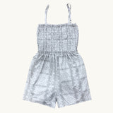 Women's Grey Quilt Kaia Romper