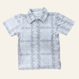 Grey Quilt collared shirt