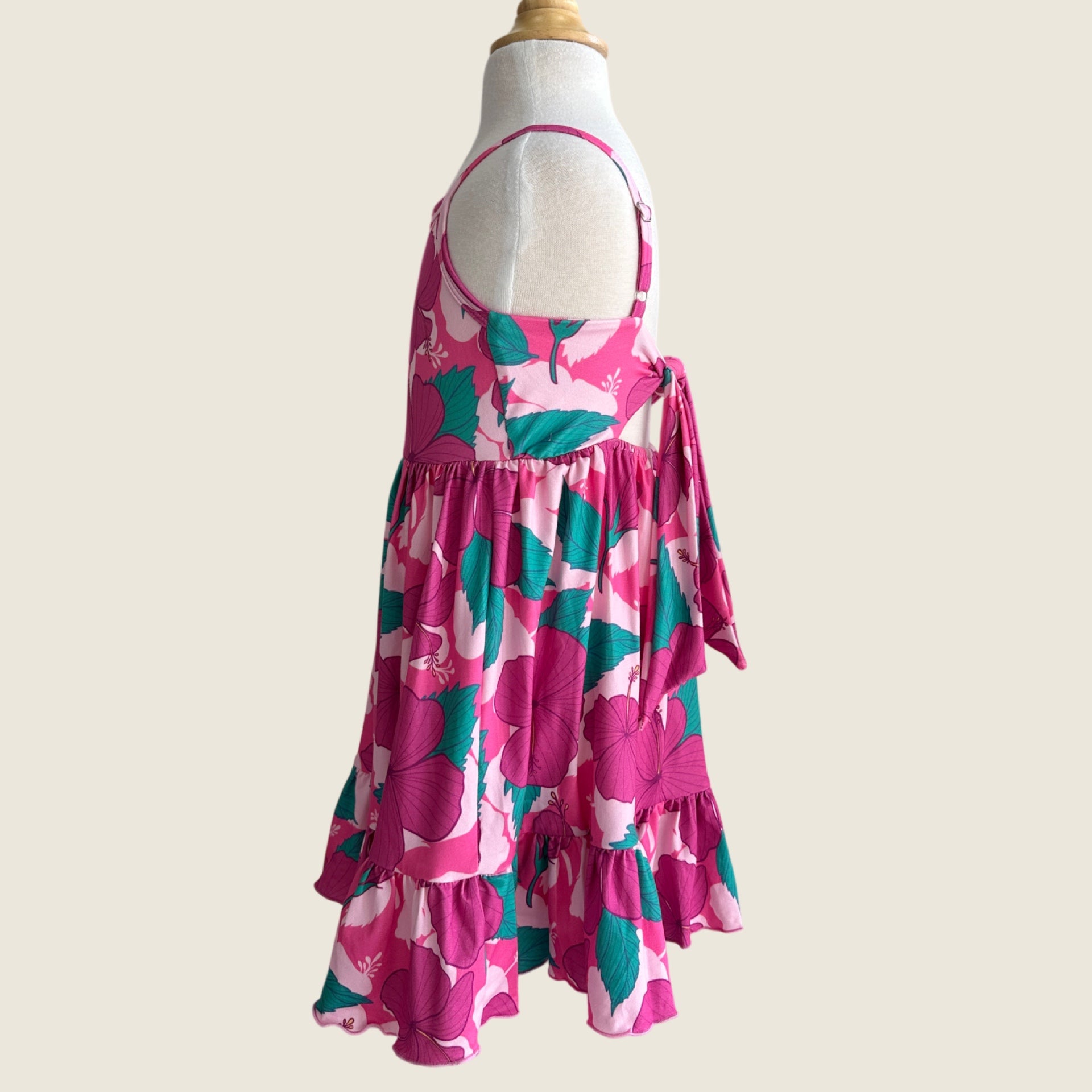 Island Pink Hibiscus Mila Dress