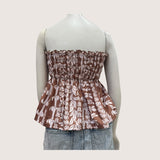 Women's Brown Lei Ka'a Tube Top