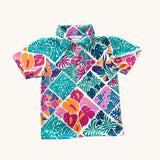 Tropical Muse Boys collared shirt