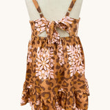 Cheetah Hibiscus Mila Dress