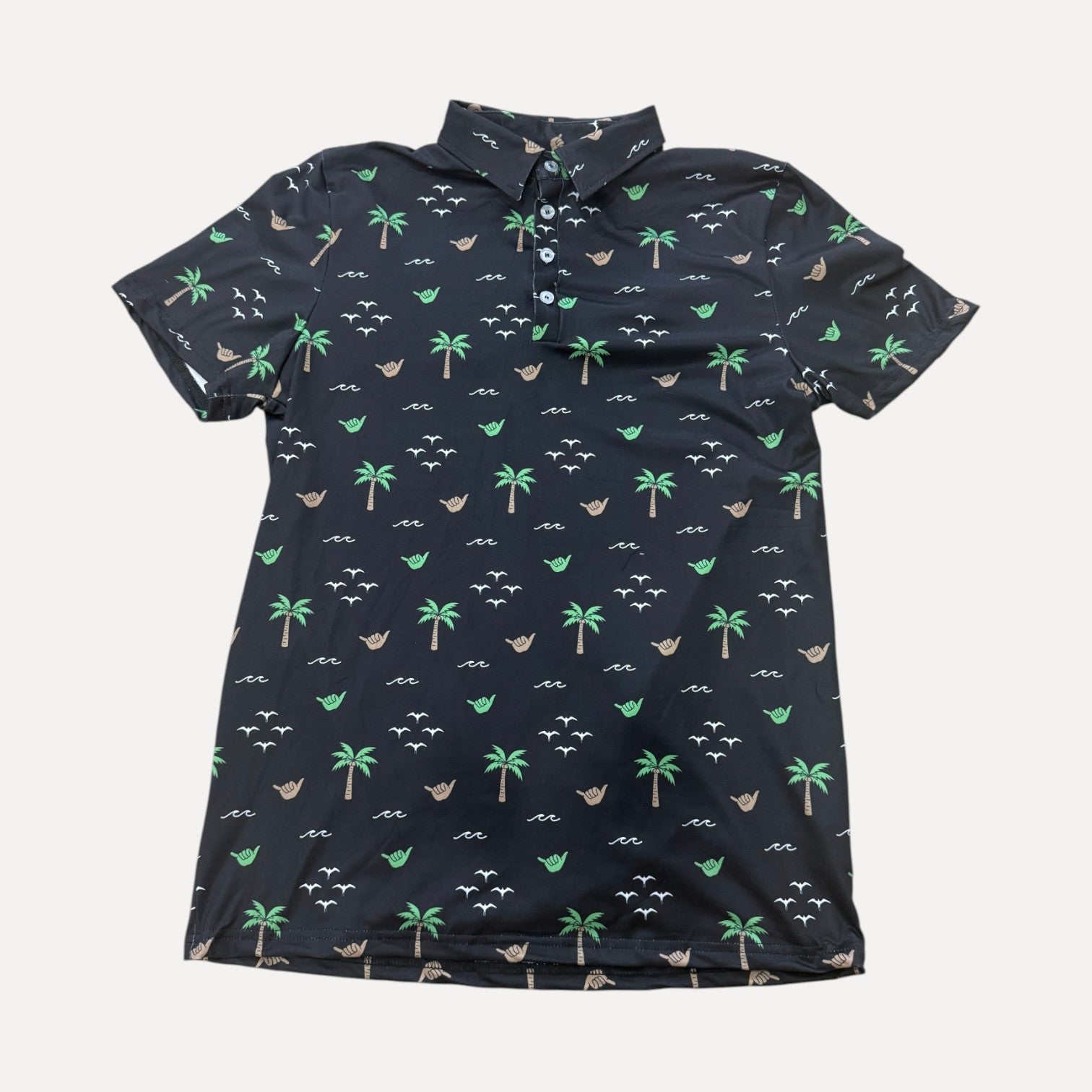 Black Westside Men's collared Shirt