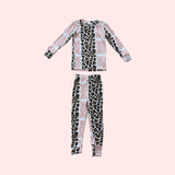 Leopard Hibiscus Kids Pajama set