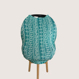 Teal Lei Car Seat Cover