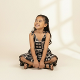 Ho'opili Black Shoulder Tie Dress