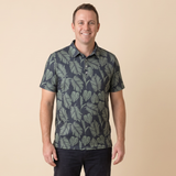 Midnight Palm Men's collared Shirt