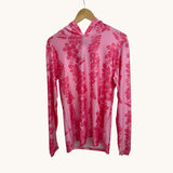 Adult Pink Mauna Lani Dri Fit Hooded Long Sleeve Tee - Sweet Sweet Honey Hawaii