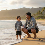 Adult Tropical Camo Dri Fit Hooded Long Sleeve Tee - Sweet Sweet Honey Hawaii