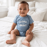Aloha Brah Blue onesie - Sweet Sweet Honey Hawaii