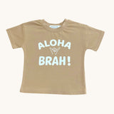 Aloha Brah Brown Tee - Sweet Sweet Honey Hawaii