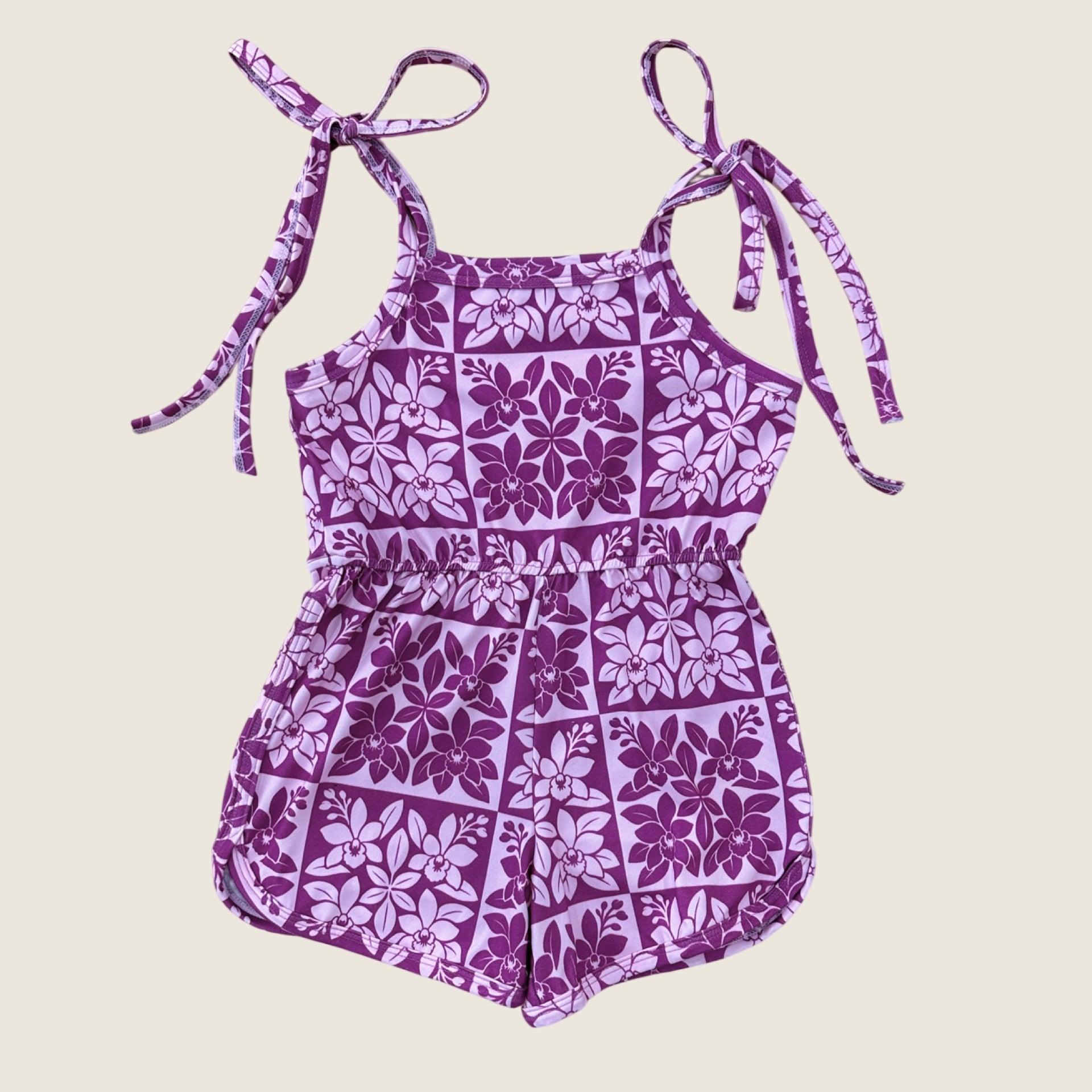 Berry Heirloom Haleiwa Romper - Sweet Sweet Honey Hawaii