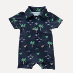 Black Westside Collared Jumpsuit - Sweet Sweet Honey Hawaii