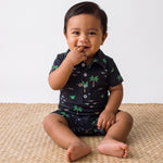 Black Westside Collared Jumpsuit - Sweet Sweet Honey Hawaii
