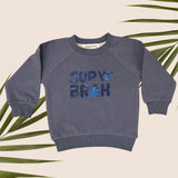Blue Camo sup brah Pull Over Sweater - Sweet Sweet Honey Hawaii