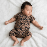 Brown Camo Boar T-Shirt Jumpsuit - Sweet Sweet Honey Hawaii