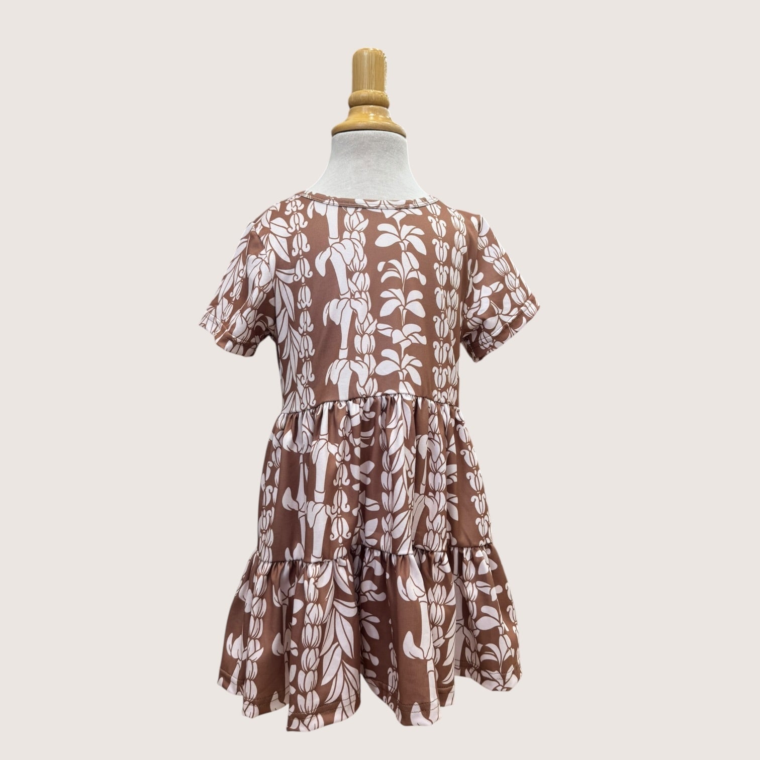 Brown Lei Tee Dress - Sweet Sweet Honey Hawaii