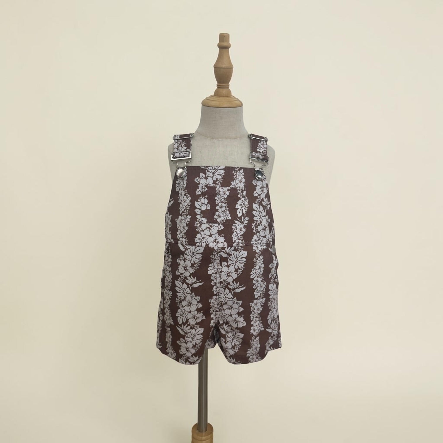 Brown Mauna Lani Denim Short Overalls - Sweet Sweet Honey Hawaii