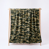 Medium: Iwa Bird Camo Minky Blanket