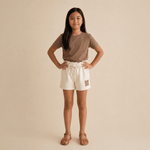 Cheetah Quilt Cream Shorts - Sweet Sweet Honey Hawaii