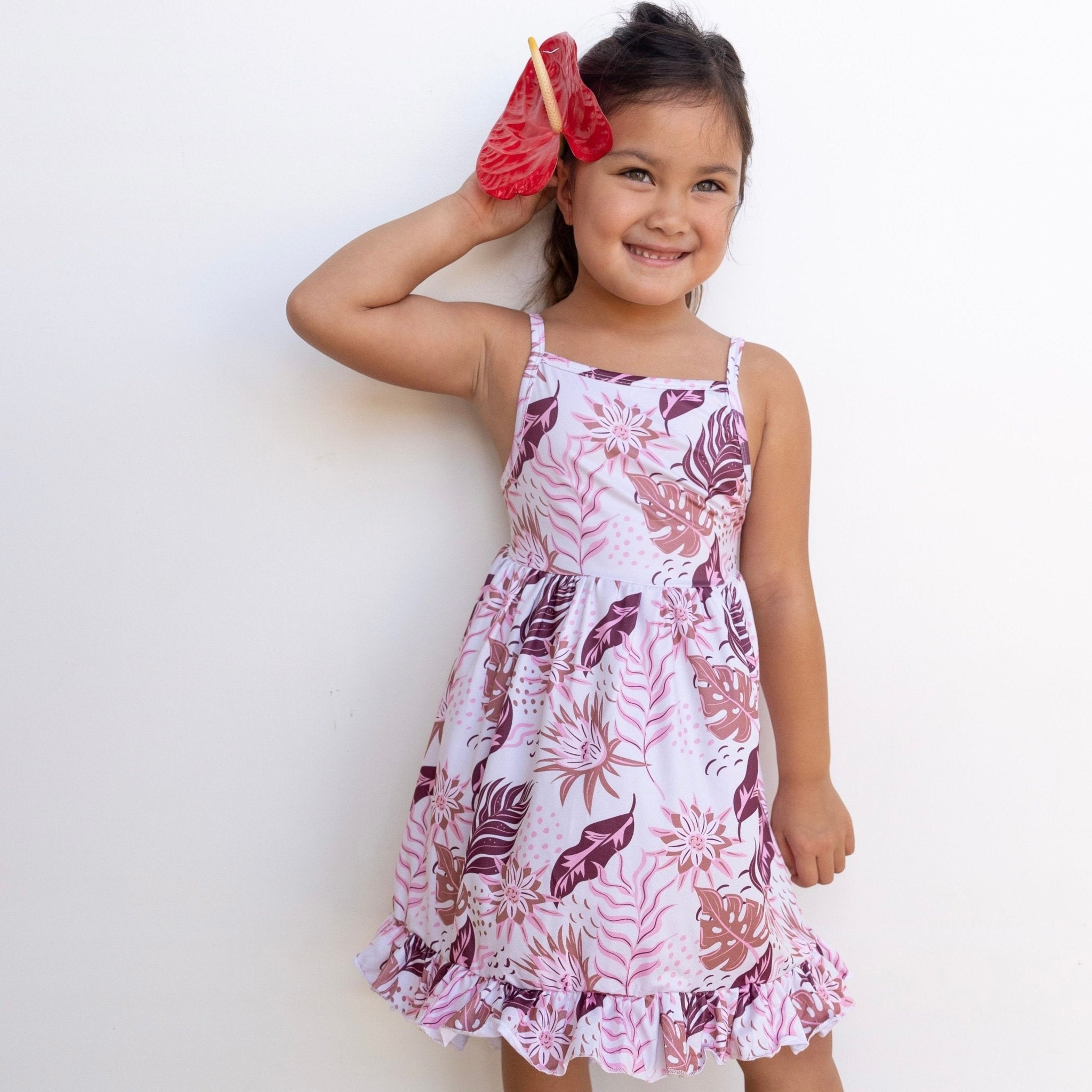 Cream Pahoa Stella Dress - Sweet Sweet Honey Hawaii