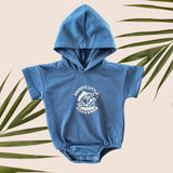 Daddy's Fisherman Blue hooded onesie - Sweet Sweet Honey Hawaii