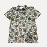Digital Camo Monstera Men's collared Shirt - Sweet Sweet Honey Hawaii