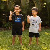 Fish Chart Tee (grey) - Sweet Sweet Honey Hawaii