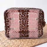Hibiscus Quilt/leopard Medium Clear Bag - Sweet Sweet Honey Hawaii