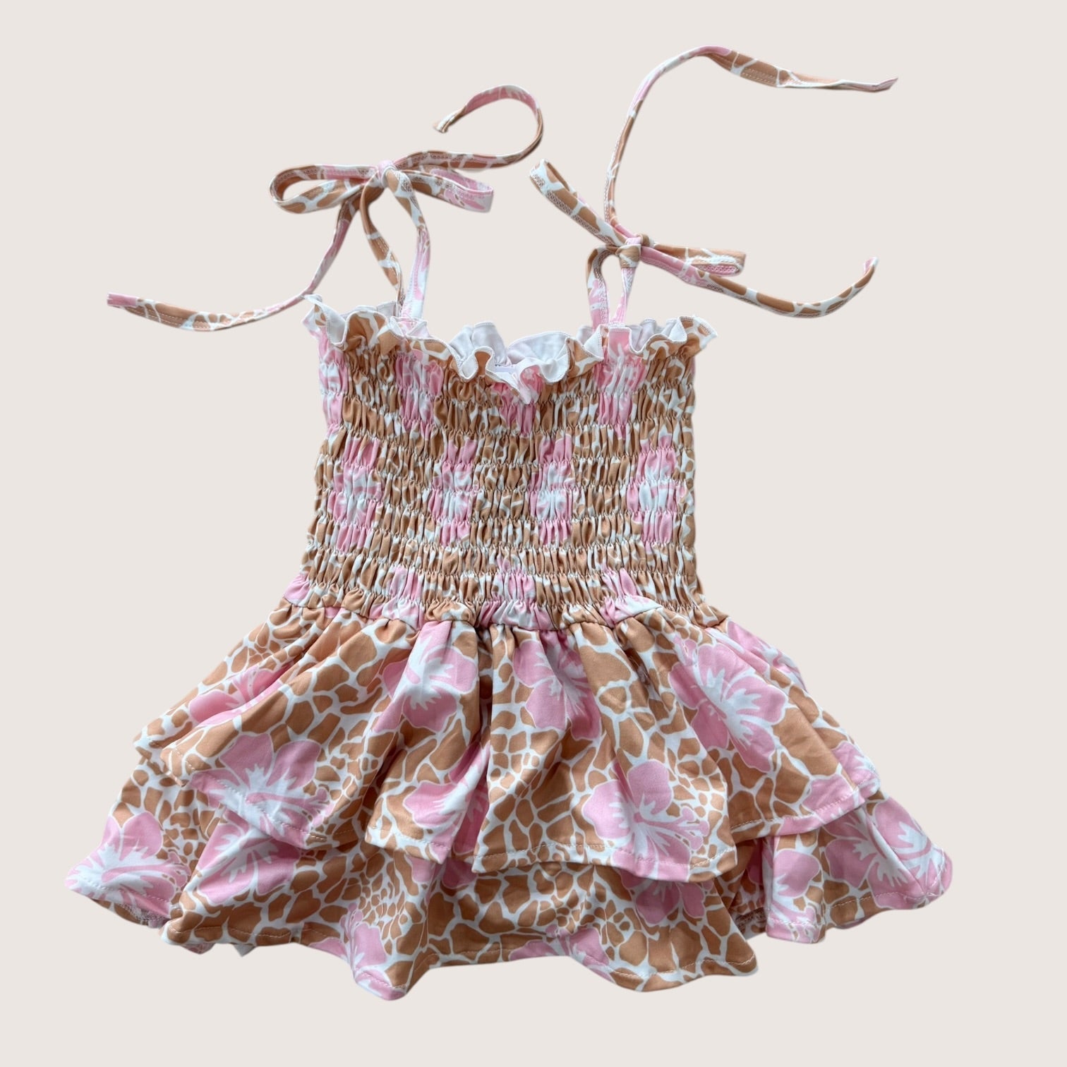 Hibiscus Safari Melody Romper - Sweet Sweet Honey Hawaii