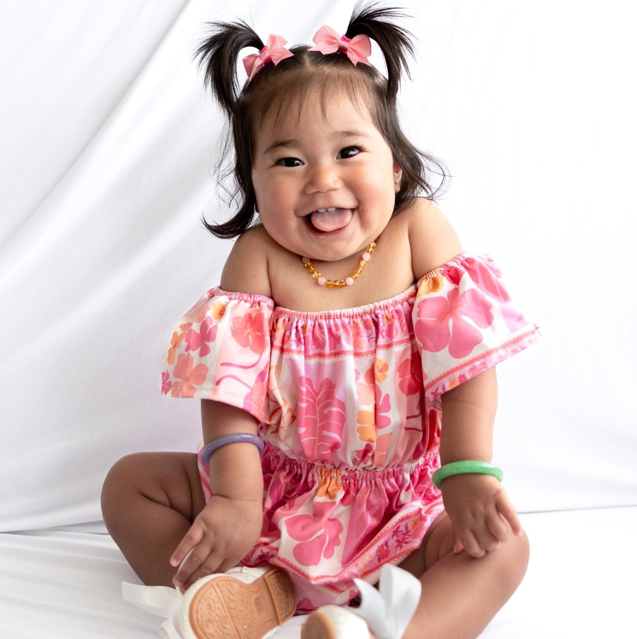 Honey Blooms Off the shoulder Onesie - Sweet Sweet Honey Hawaii