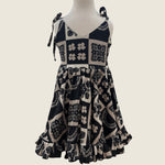 Ho'opili Black Shoulder Tie Dress - Sweet Sweet Honey Hawaii