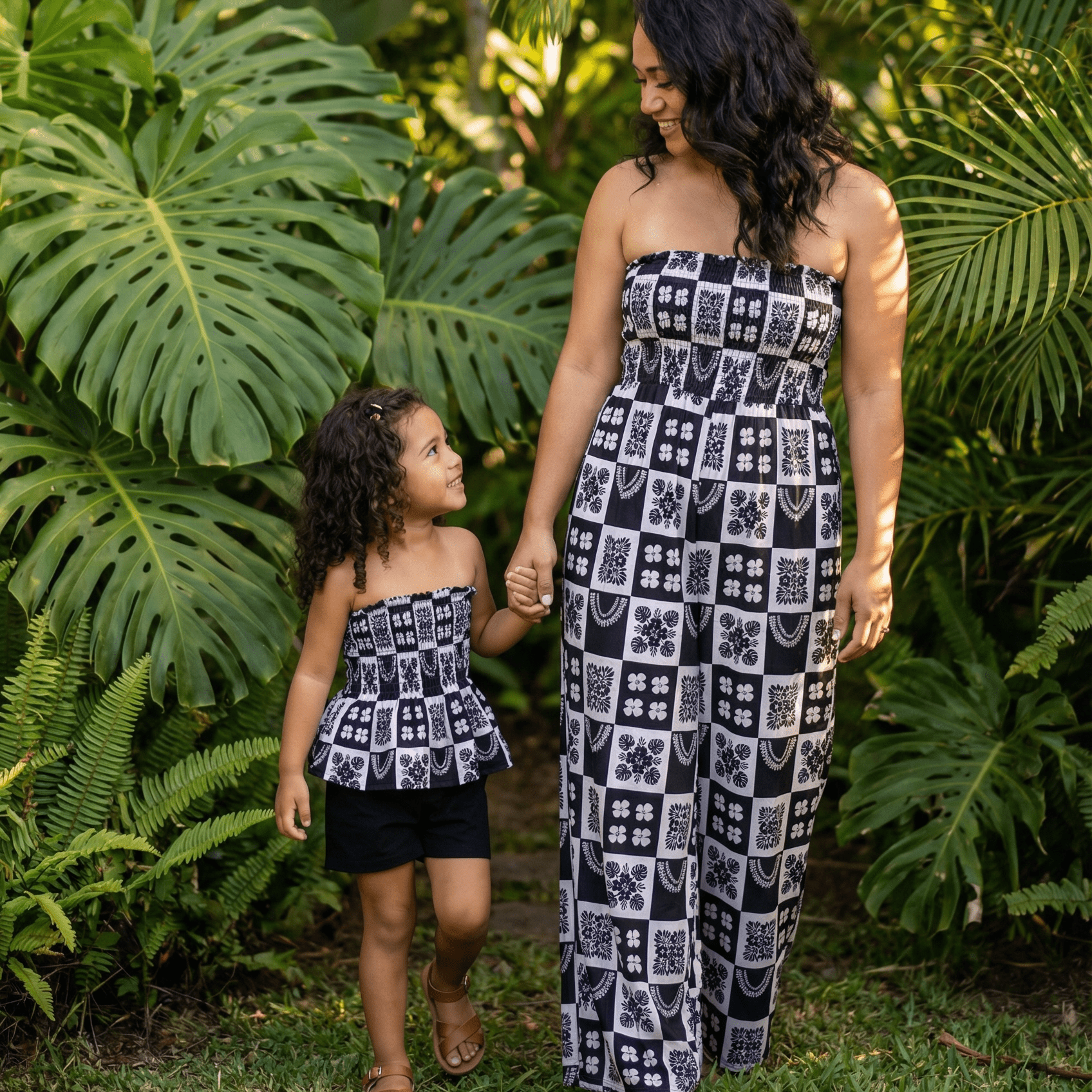 Ho'opili Black Taylor Jumpsuit - Sweet Sweet Honey Hawaii