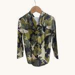 Island Camo Stag Dri Fit hooded Long sleeve - Sweet Sweet Honey Hawaii
