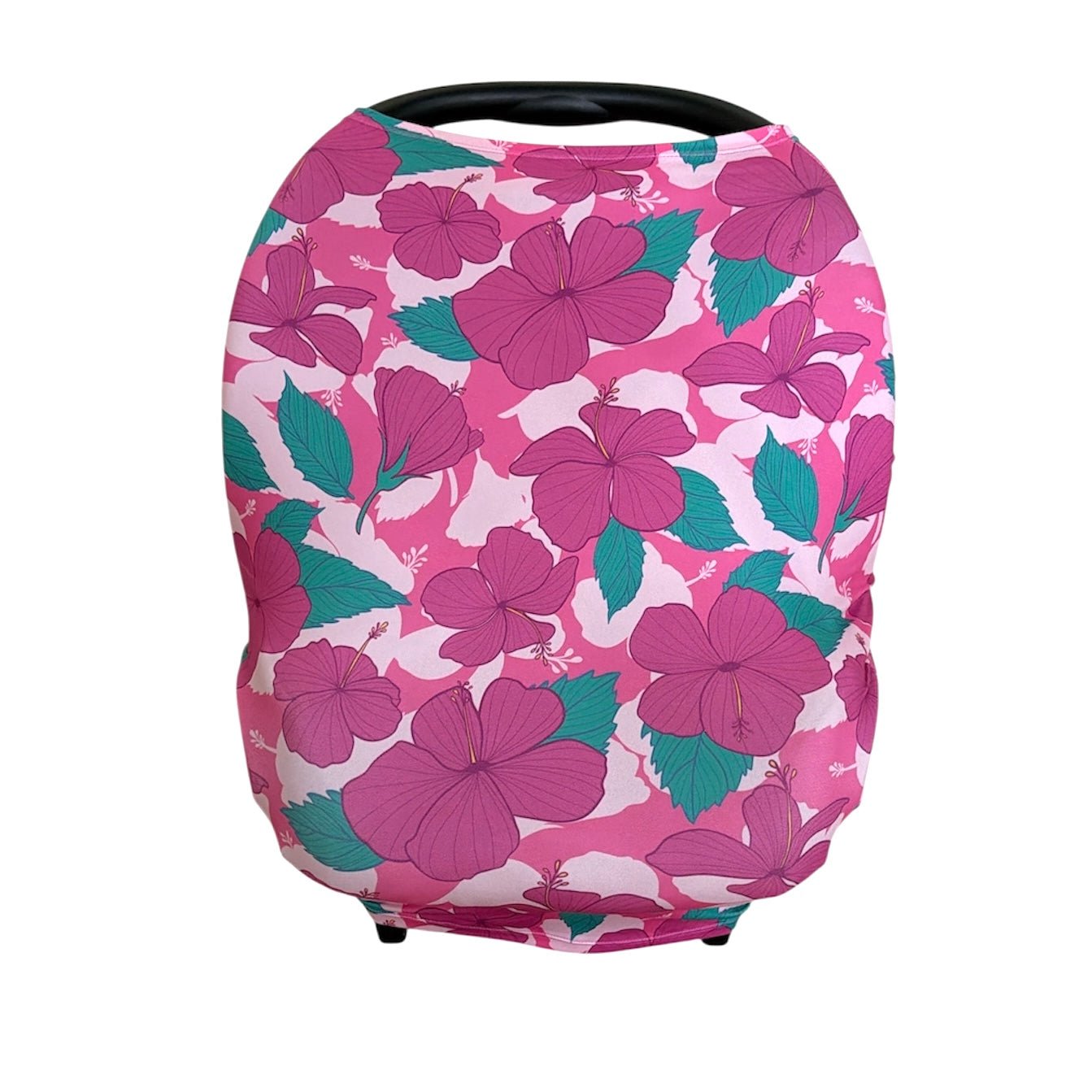Island Pink Hibiscus Car Seat Cover - Sweet Sweet Honey Hawaii