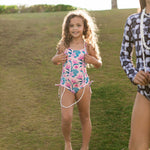 Kaile'a One Piece scrunch Ribbed Bikini - Sweet Sweet Honey Hawaii