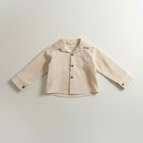 Kid's Cream Denim Quilt Jacket - Sweet Sweet Honey Hawaii