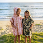 Kid's island Stag camo Hooded Towel - Sweet Sweet Honey Hawaii