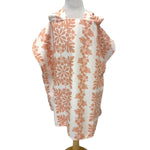 Kid's Peach Quilt Hibiscus Hooded Towel - Sweet Sweet Honey Hawaii