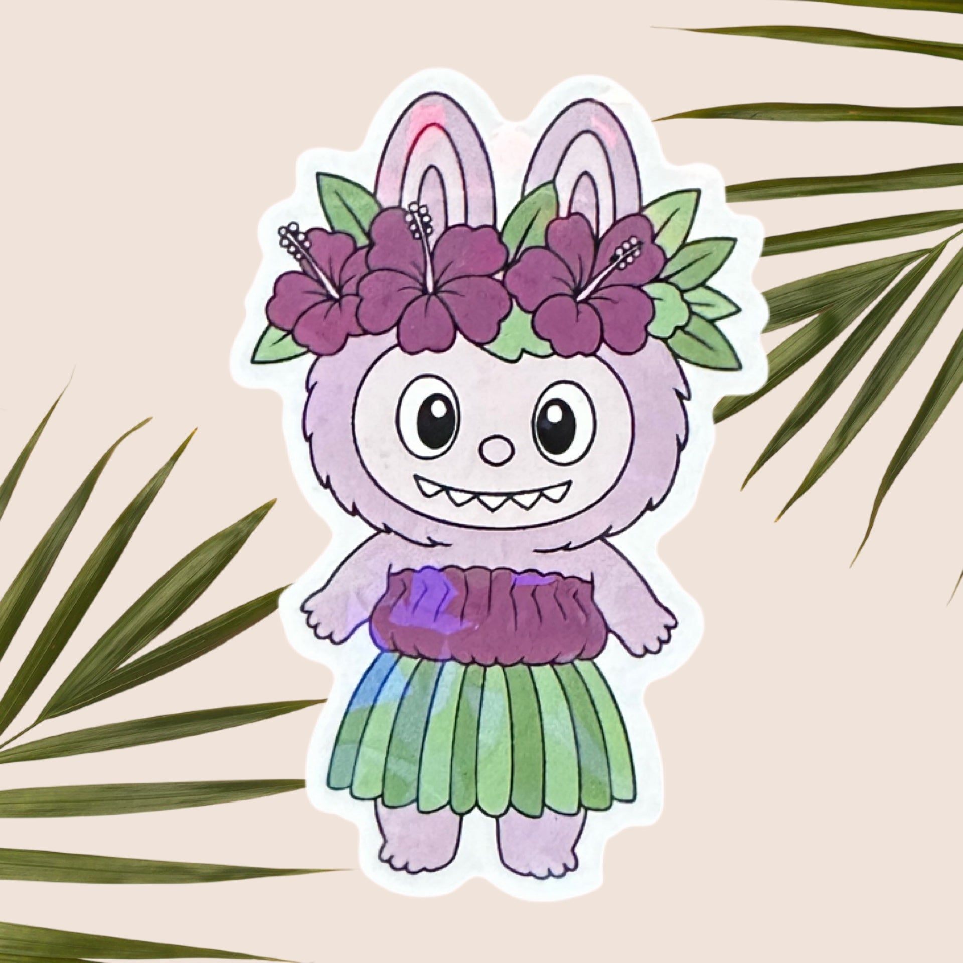 Labubu Sticker (Online) - Sweet Sweet Honey Hawaii