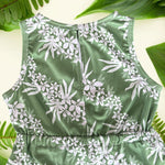 Lei Hiwa Green Elle Romper - Sweet Sweet Honey Hawaii