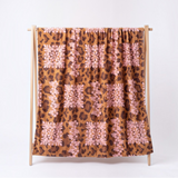 Medium: Leopard Hibiscus Minky Blanket