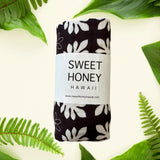 Lokelani Bamboo Swaddle Blanket - Sweet Sweet Honey Hawaii