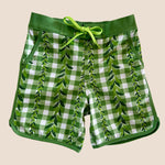 Maile checkered Boys Boardies - Sweet Sweet Honey Hawaii