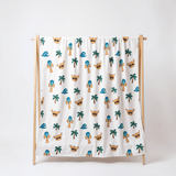 Medium: Island Kendama Minky Blanket - Sweet Sweet Honey Hawaii